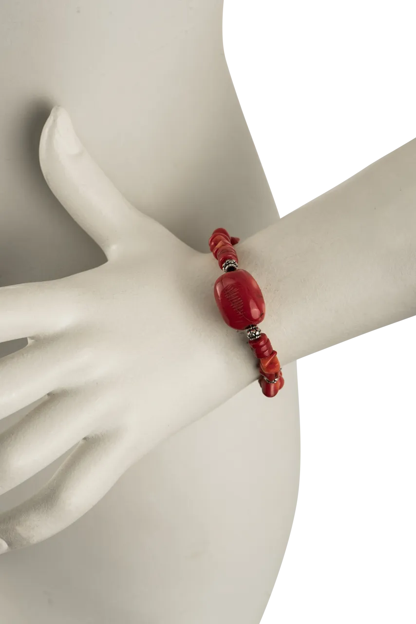 Paige Wallace Coral Bangle Bracelet