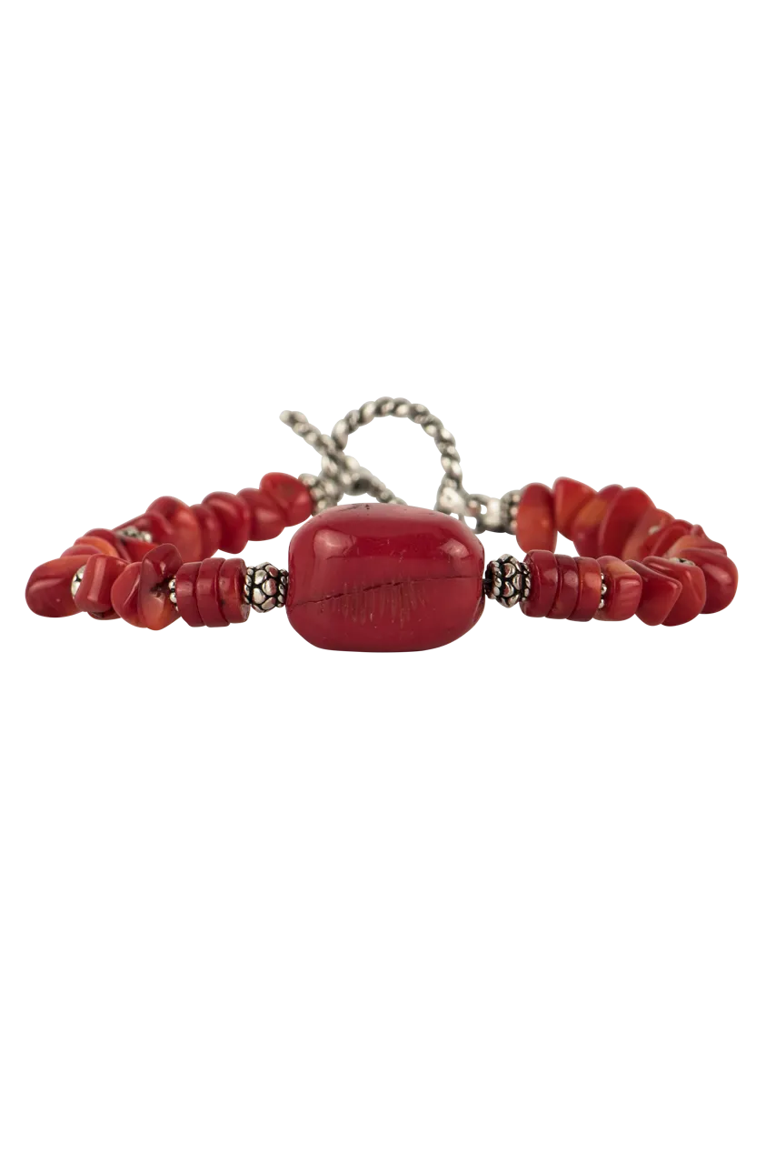 Paige Wallace Coral Bangle Bracelet