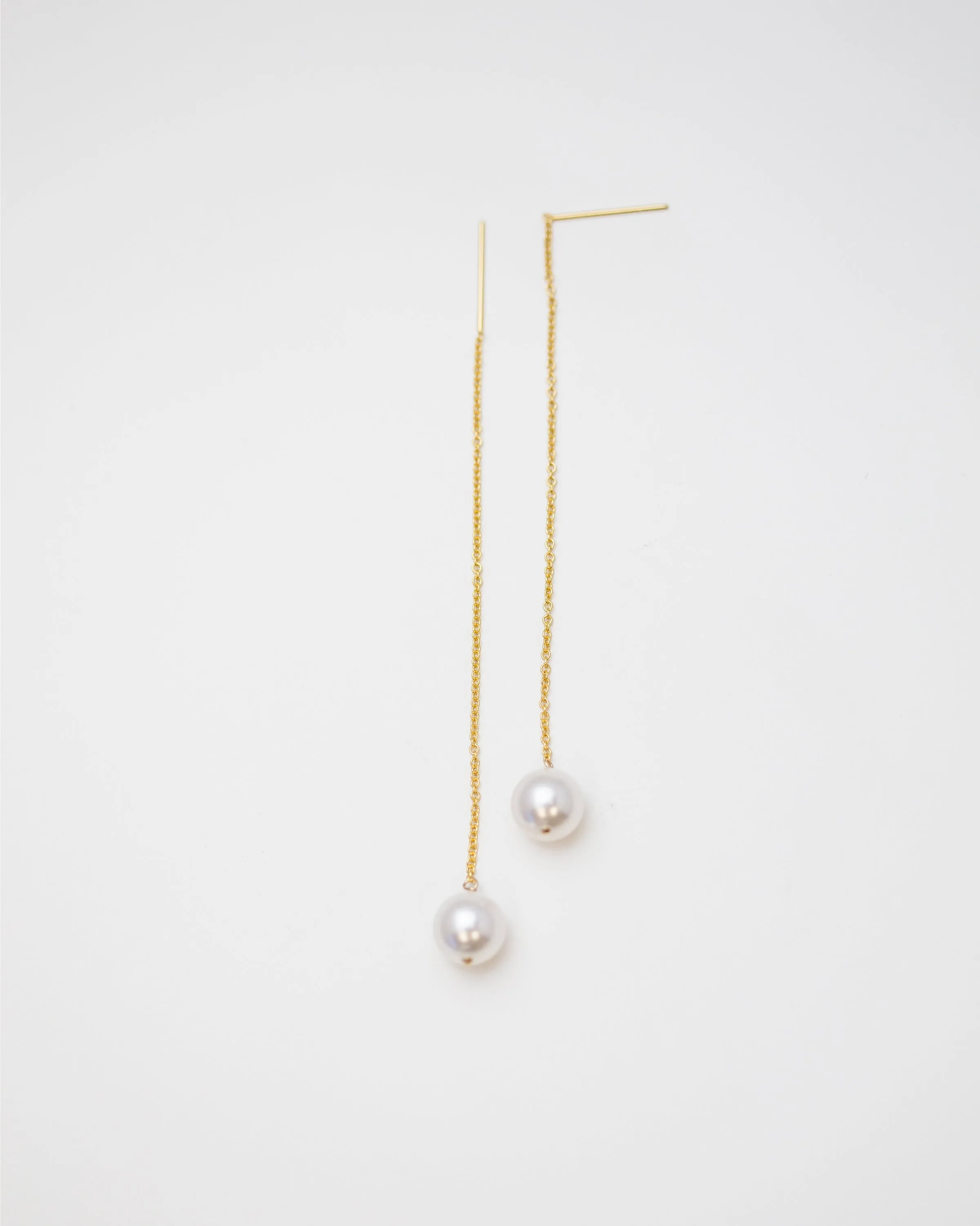 Pearl Threader Earrings