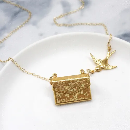 Personalised Envelope Necklace