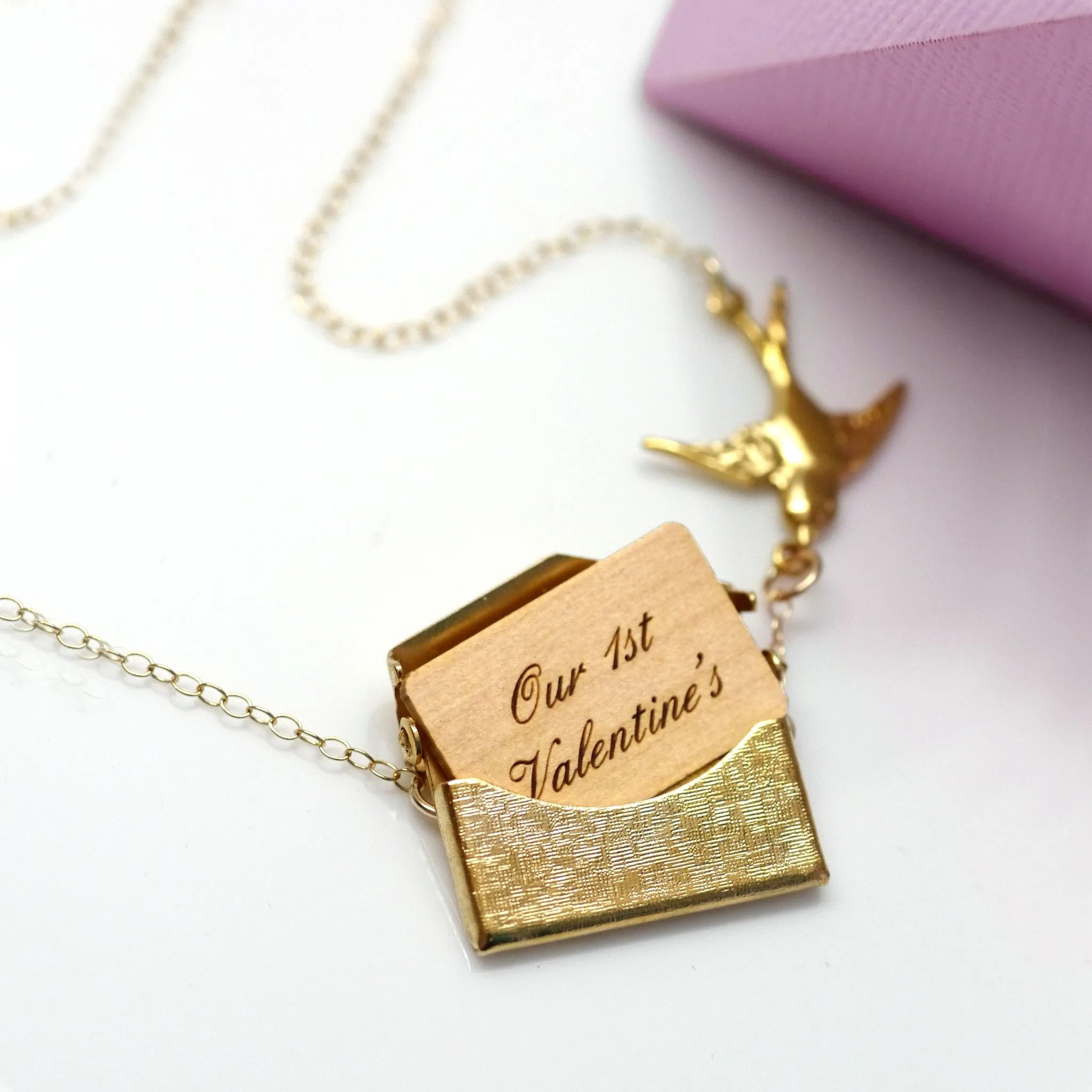 Personalised Envelope Necklace