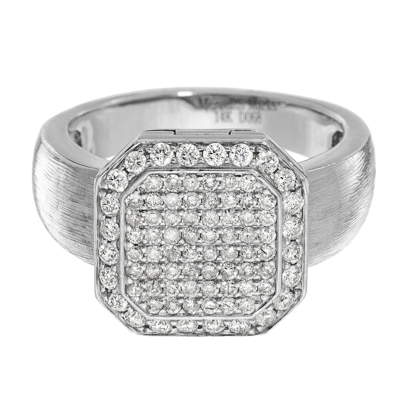 Poison Ring Petite Full Pavé Sterling Silver