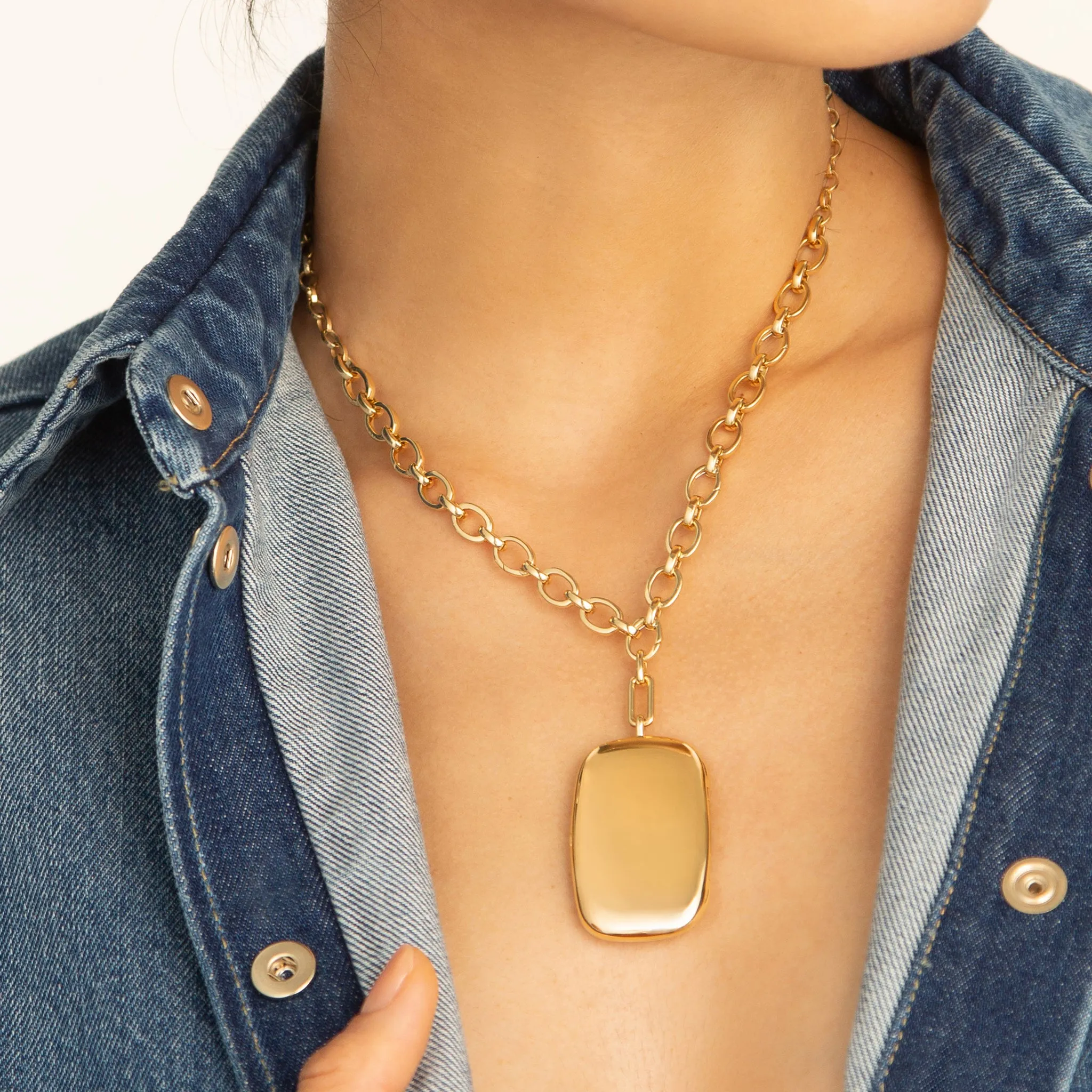 "Finn" 18K Gold Audrey Necklace