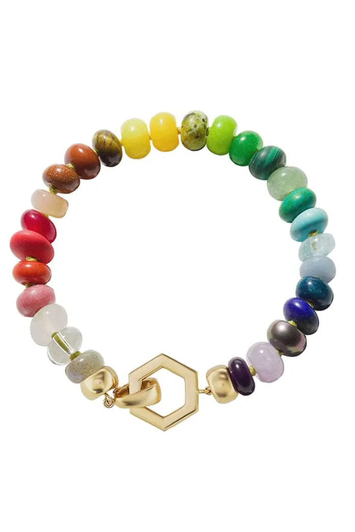 Rainbow Bead Foundation Bracelet