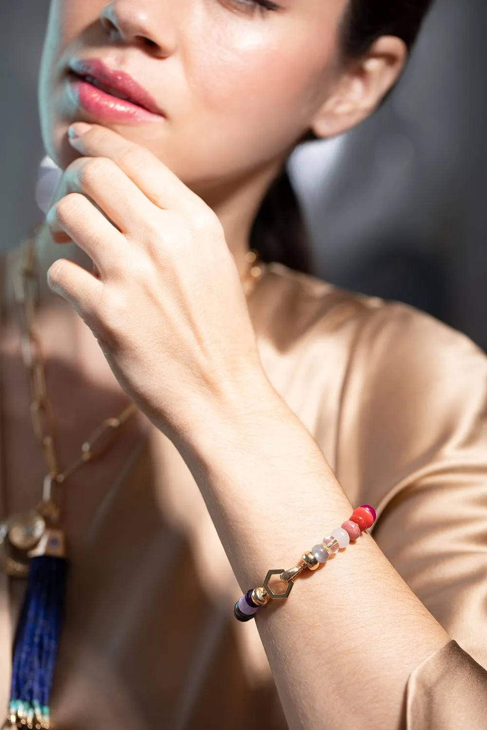 Rainbow Bead Foundation Bracelet