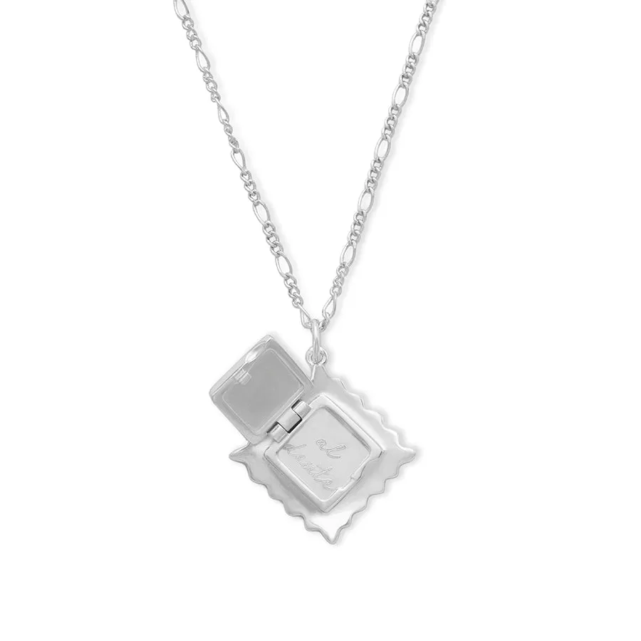 Ravioli Silver Necklace