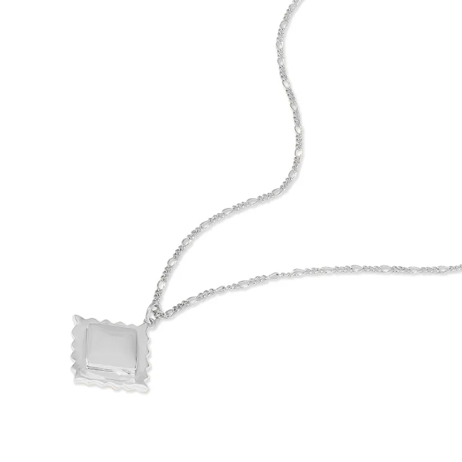 Ravioli Silver Necklace