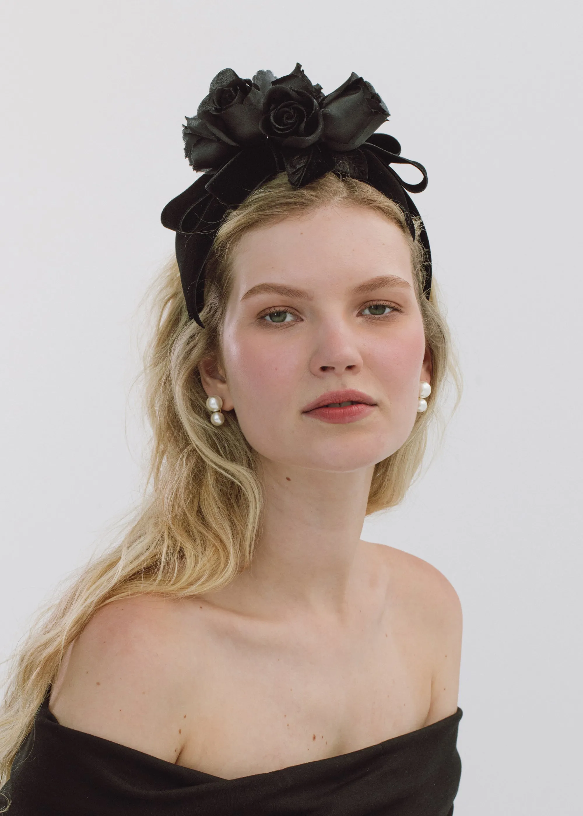 Rosalinda Headband -- Black