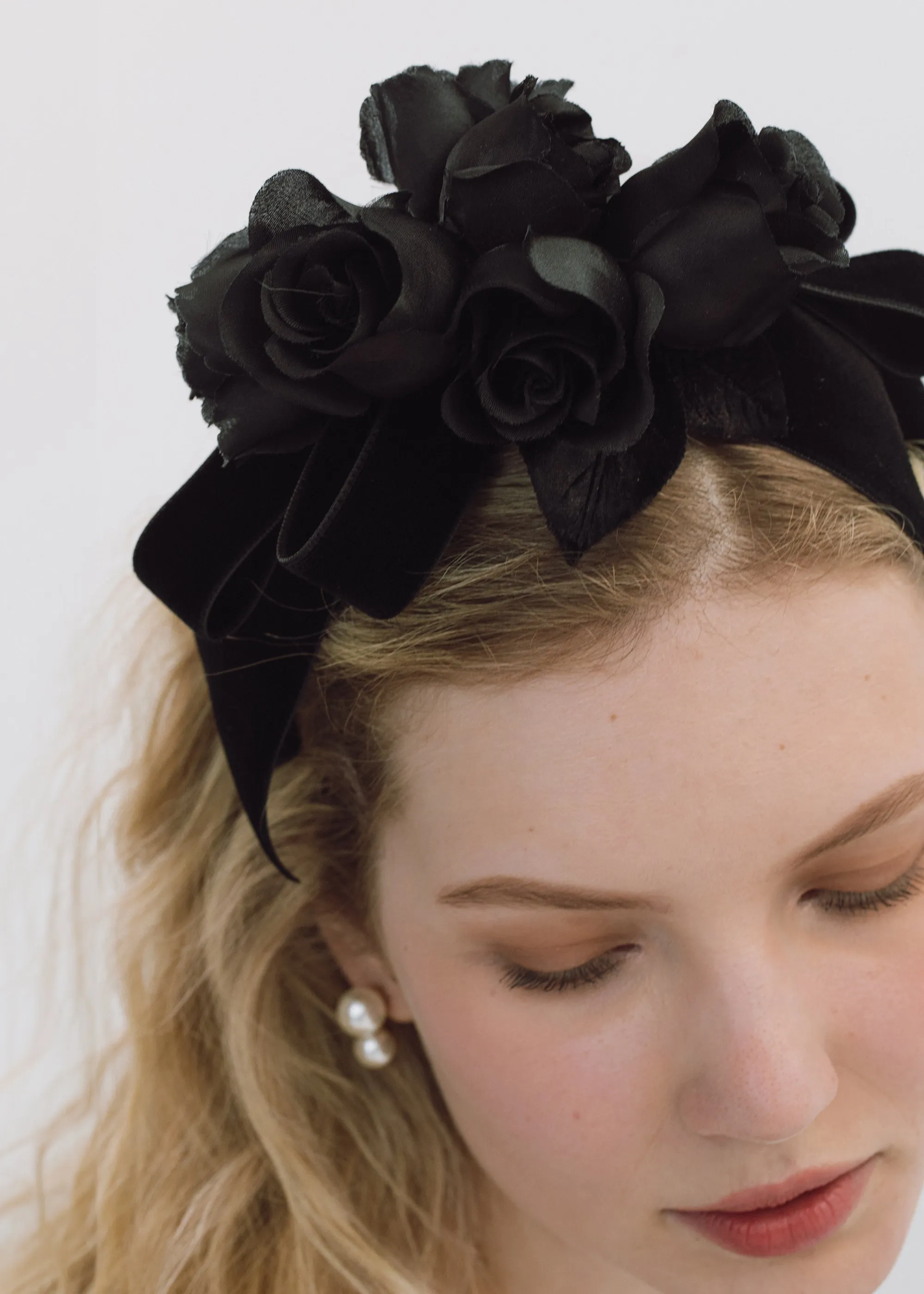 Rosalinda Headband -- Black