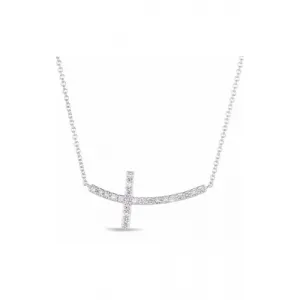 S Kashi & Sons Crosses Necklace N1194WG