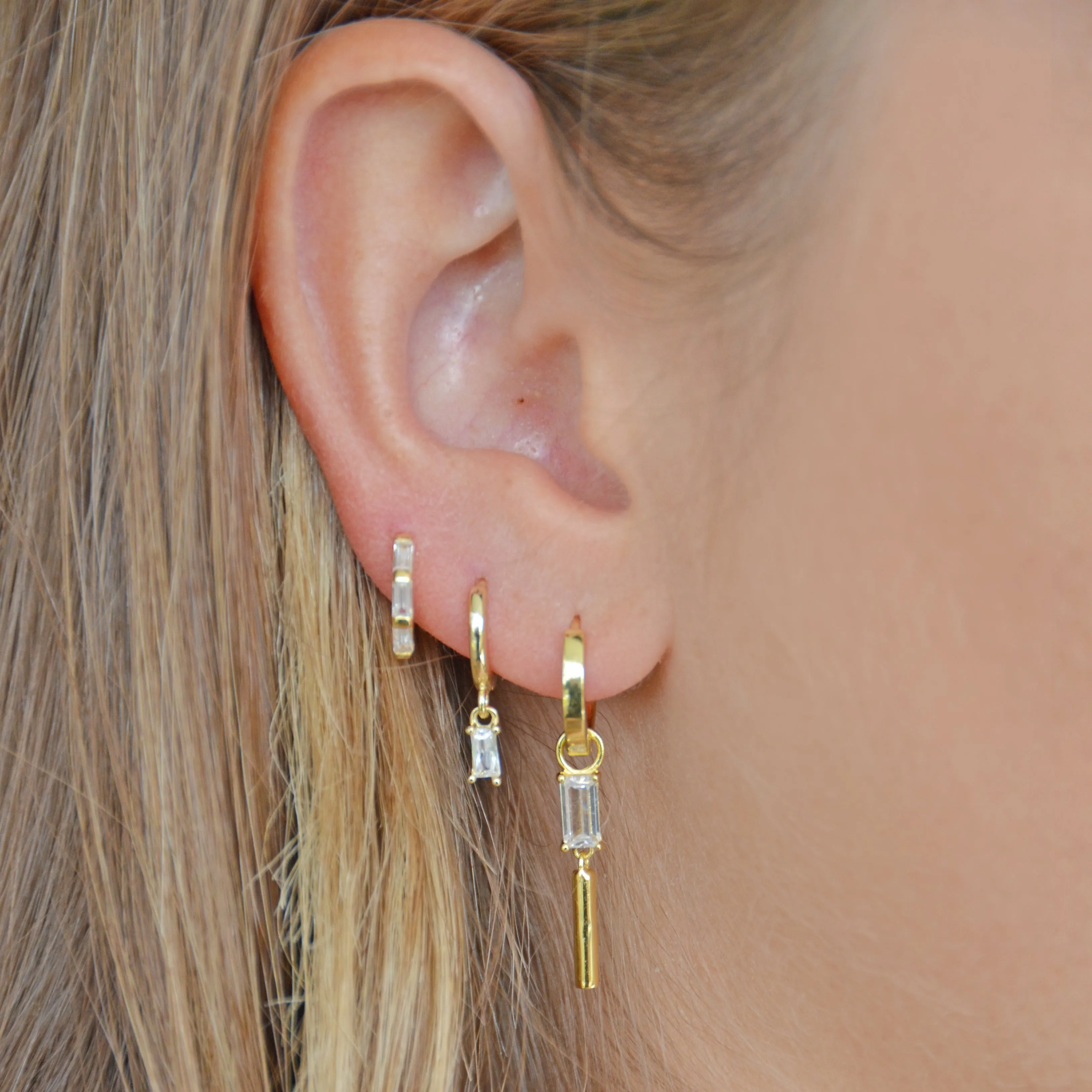 Satin Earring Stack