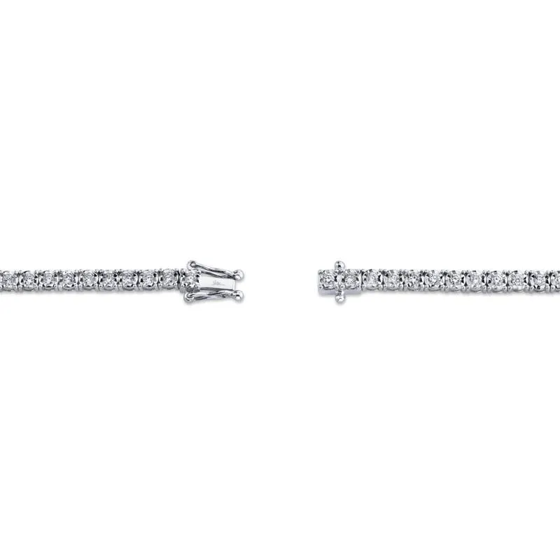 SC55002949 14K White Gold Tennis Bracelet from the Stella Collection