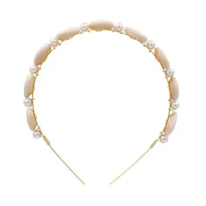 Shell & Pearl Racewear Headpiece Headband ( Style 3 )