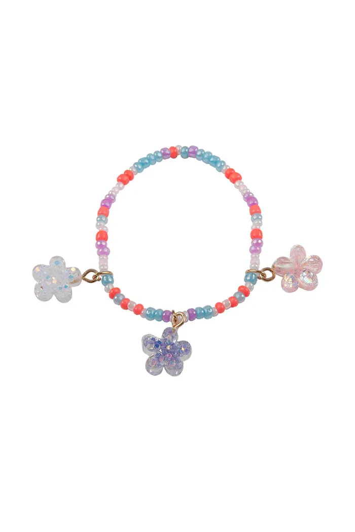 Shimmer Flower Bracelet