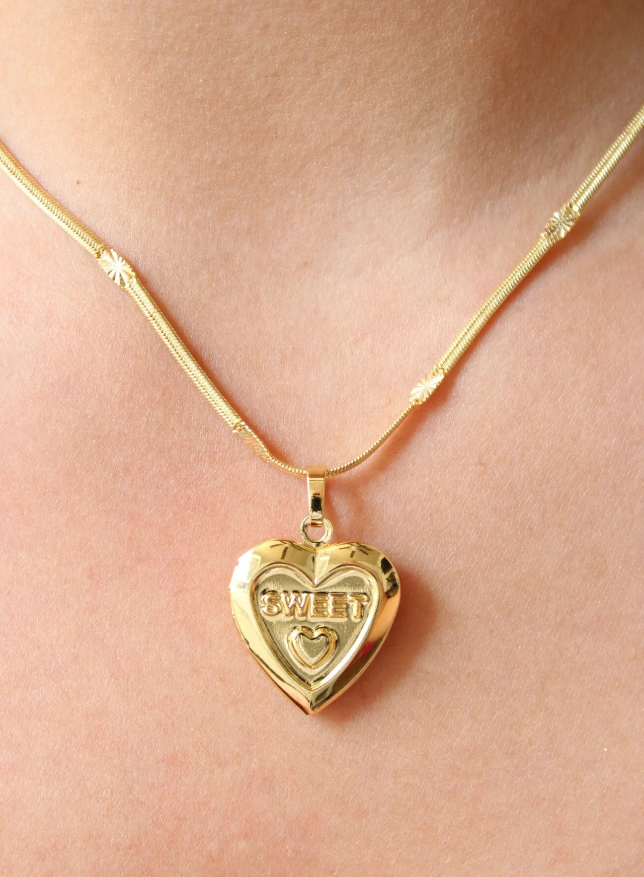 Sweeter Than Love Photo Locket Necklace