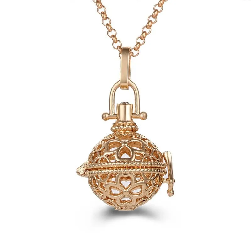 TEEK - Chime Angel Ball Locket Necklaces