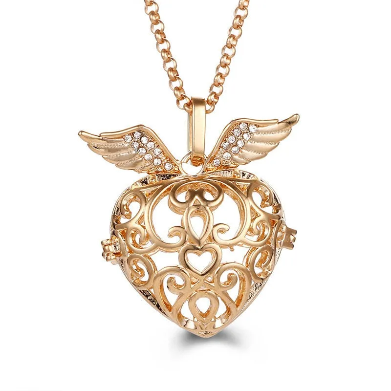 TEEK - Chime Angel Ball Locket Necklaces