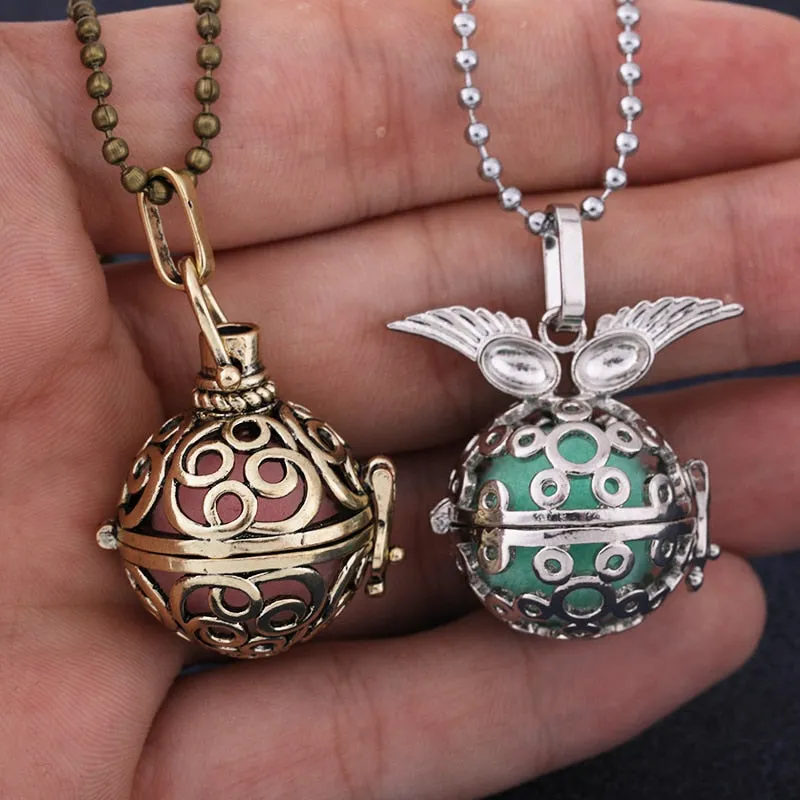 TEEK - Chime Angel Ball Locket Necklaces