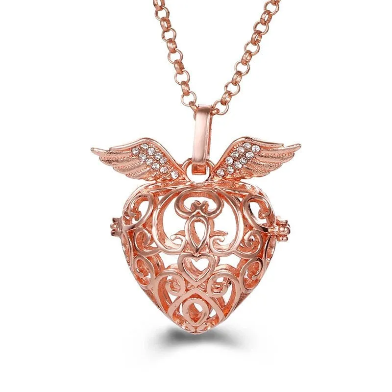 TEEK - Chime Angel Ball Locket Necklaces