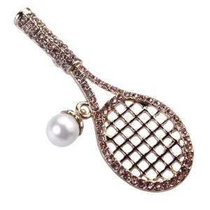 Tennis Racket Brooch