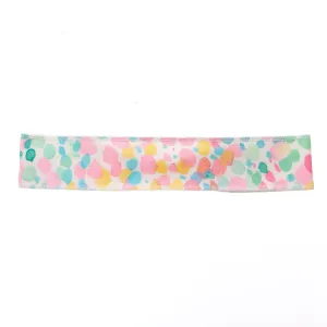 Watercolor Dots Non-Slip Headband