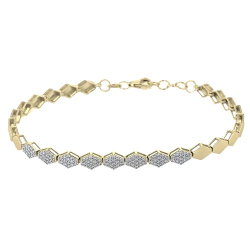 ZB855 Bracelet in 14k Gold with Diamonds